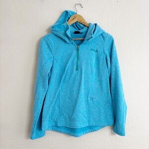 Fila Women's thumb hole Blue Sweater Size M